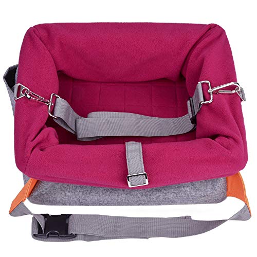 Bolsa Transporte Perro, Portador Portátil de Transporte de Mascotas para Perros Pequeños Cachorros de Perros (Gris)