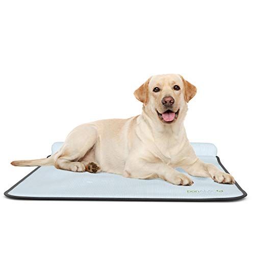 bonamico Cool Buddy Cooper, Colchón Lavable para Perros, Cama para Perros para Coche, Exteriores o en Casa, Colchoneta Portátil para Perros para Descanso