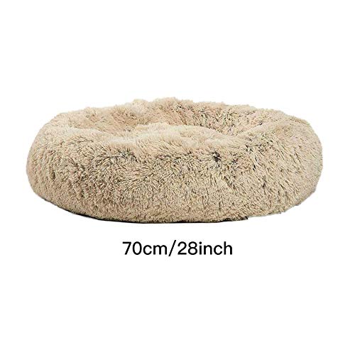 Cama para Mascotas Deluxe para Gatos y Perros pequeños Mediana Cuddler con cojín Suave Cama Cueva anidada Redonda u Ovalada Donut Cama para Mascotas para Gatos y Perros pequeños