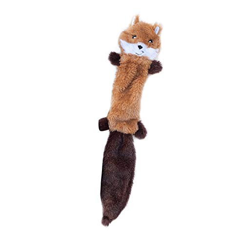 Catkoo - Juego de Juguetes para Masticar para Perros y Cachorros, diseño de Ardilla de Mapache de Zorro, Suave, para Hacer Sonidos, Masticar y Masticar Juguetes para Mascotas