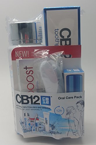 CB12 Enjuague bucal Mal Aliento Set de regalo, 250ml Menta enjuague bucal, 100ml Pasta de dientes, 10PC Chicle, Cepillo de dientes Tamaño de viaje Enjuague bucal y pasta de dientes Kit Básico