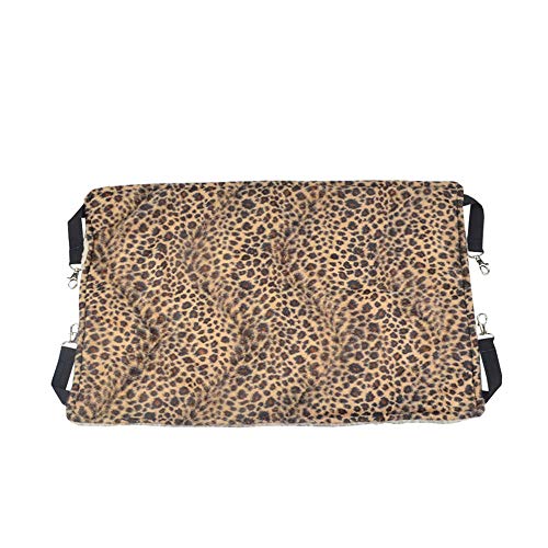 Cebra del Leopardo del Gato Hamaca Cama cómoda y Transpirable Gato Cama litera del Gato del Perro casero Felpa Suave Larga, for el Gato Y Perrito Recorrido y Acampar Ropa de Cama