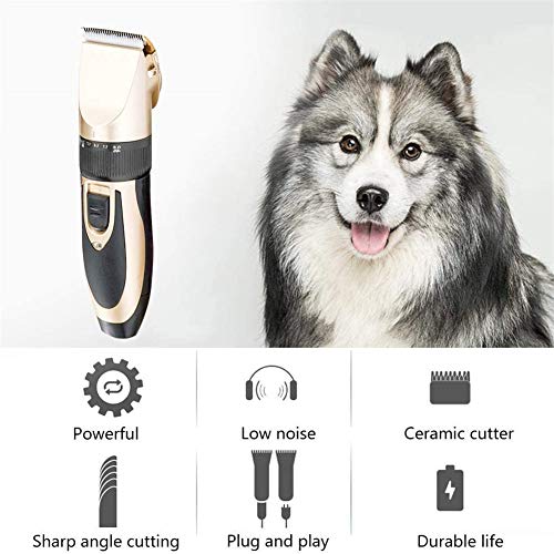 Clippers para Peluquería Canina,5 Ajustes De Marcha,bajo Nivel De Ruido Y Baja Vibración, Adecuados para Suministros De Mascotas para Gatos Y Perros