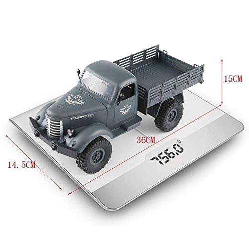 Coche de juguete RC Coche de juguete modelo LYXXC Remoto juguetes de control de vehículos todoterreno, cuatro ruedas militar pesado tarjeta RC modelo de simulación, Escalada aleación del juguete del c