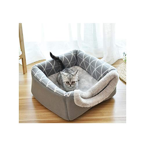 Cueva para cama de perro gato, casa y sofá para mascotas 2 en 1, casa de cápsulas espaciales, lavable a máquina, antideslizante, suave y cálido, perro, gato, cachorro, conejo, nido para mascotas,