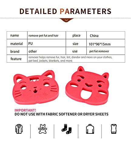 Dancing Finger 2pcs/set removedor de pelo de mascotas de silicona, cepillo adhesivo para gato, perro y gato, lavadora, recogedor de pelo