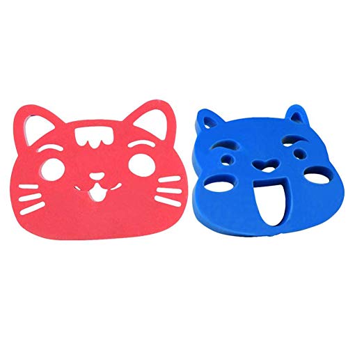 Dancing Finger 2pcs/set removedor de pelo de mascotas de silicona, cepillo adhesivo para gato, perro y gato, lavadora, recogedor de pelo