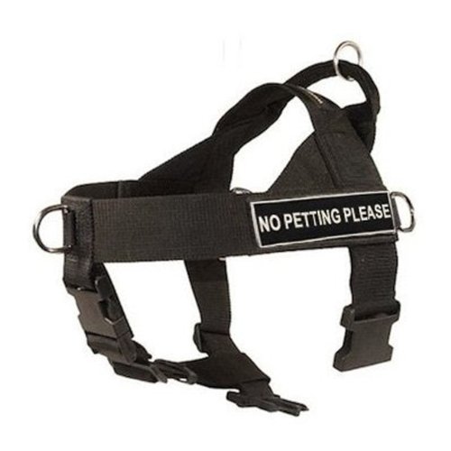 Dean & Tyler – DT Universal no Petting por Favor, no Tirar Perro arnés, XS, Negro