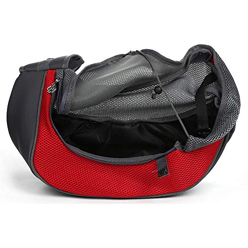 Ducomi® Pets My VIP Pet - Bolsa de Transporte de Hombro para Perro y Gato con Correa