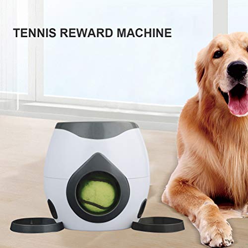 Egosy Dog Activity Memory Trainer Juguetes interactivos para Mascotas y propietarios Pelota de Tenis Pitcher Training Pet Ball Machine