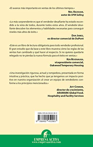 El vendedor desafiante: Las características necesarias para vender siempre (Gestión del conocimiento)