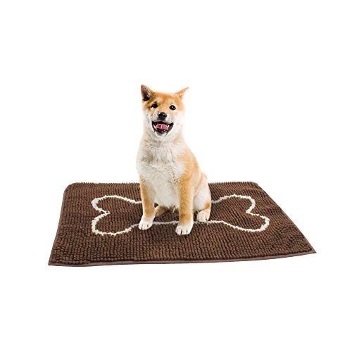 Eono by Amazon Alfombrilla para perros de microfibra ultrabsorbente de secado rápido y duradero