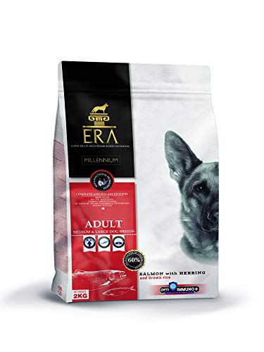 Era ERA170917 Millennium Adulto para razas Medianas y Grandes, Salmón y Arenque, 2 kg