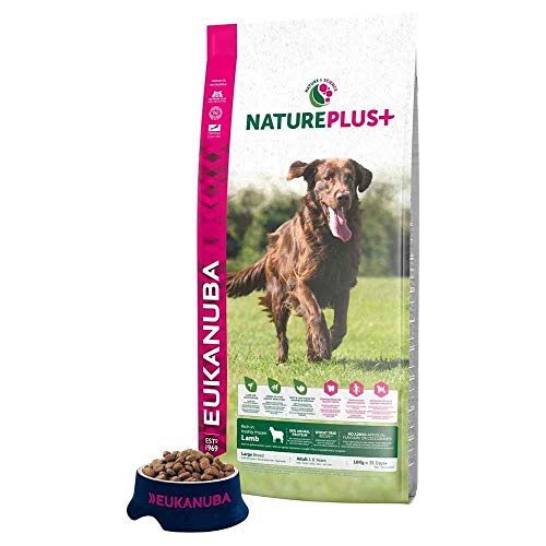 Eukanuba Nature Plus+ Adulto Raza grande Rico en cordero fresco congelado [10 kg]