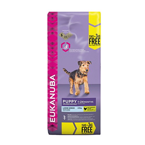 Eukanuba – Puppy Large – 15 + 3 kg gratuitos