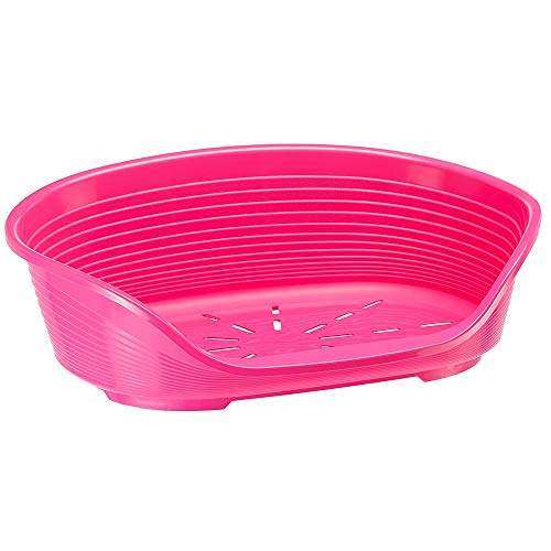 Ferplast Siesta Deluxe 6 - Cama para Gatos y Perros, 70,5 x 52 x 23,5 cm, Color Rosa (Fuchsia)