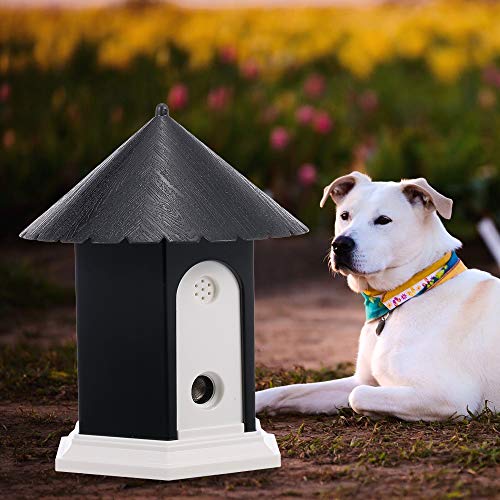 Fesjoy Pet Dog Control de Corteza de Aire Libre Dispositivo de Desconexión de Sonido de Sonido Impermeable 50 pies Herramienta de Control de Entrenamiento de Perros Sonic Bark Control de