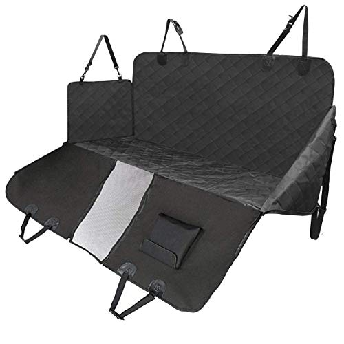 Fundas Asiento Coche Perro,Cubierta de Asientos de Coche para Perros Impermeable Funda para Perro de Coche Protectores de Asiento Coche para Perros Mascotas Viajes para Camioneta SUV de Coche Verde