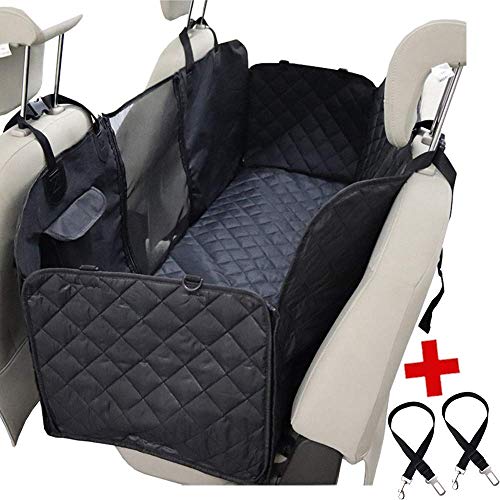 Fundas Asiento Coche Perro,Cubierta de Asientos de Coche para Perros Impermeable Funda para Perro de Coche Protectores de Asiento Coche para Perros Mascotas Viajes para Camioneta SUV de Coche Verde