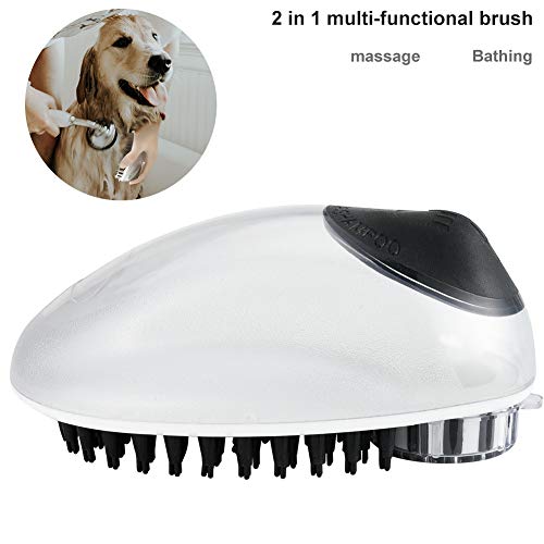 FurPaw Cepillos Perros, Cepillo Limpieza Mascotas Lavadora Portatil Cepillo de Masaje de Goma Suave para Perros, Gatos y Otras Mascotas de Pelo Largo y Corto