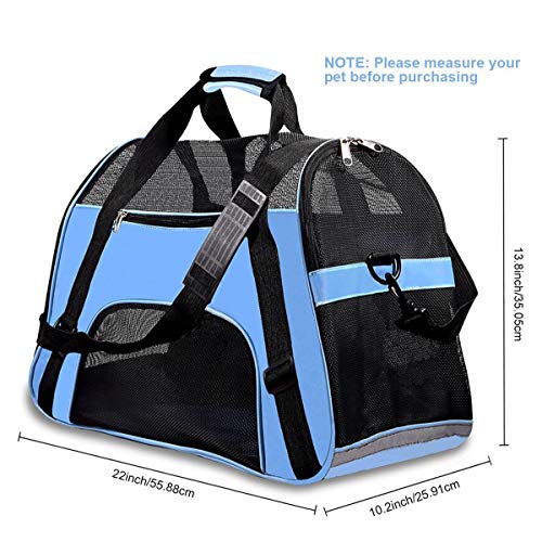 GBY Bolso para Mascotas, Bolso portátil para Mascotas, Bolso de Gato Oxford de Tela, 45 * 25 * 30 cm