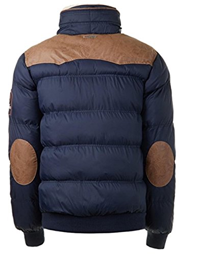 Geographical Norway Noruega GEOGRÁFICA Chaqueta Acolchada Hombre Chaqueta de Invierno Azul Marino, tamaño:L