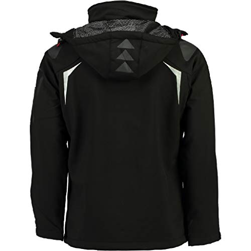 Geographical Norway Techno Softshell - Chaqueta para Hombre con Capucha Desmontable