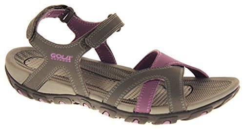 Gola Mujer Sandalias Deportivas Zapatillas de Senderismo Gris y Morado EU 39