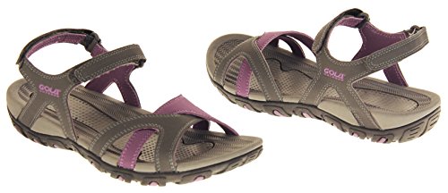 Gola Mujer Sandalias Deportivas Zapatillas de Senderismo Gris y Morado EU 39