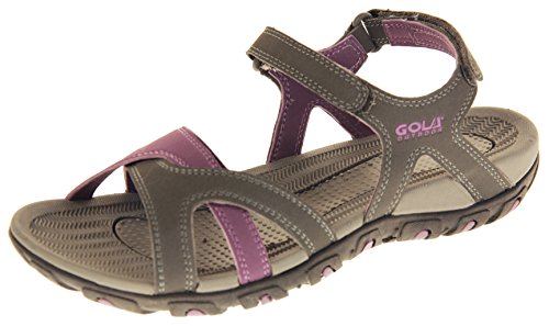 Gola Mujer Sandalias Deportivas Zapatillas de Senderismo Gris y Morado EU 39