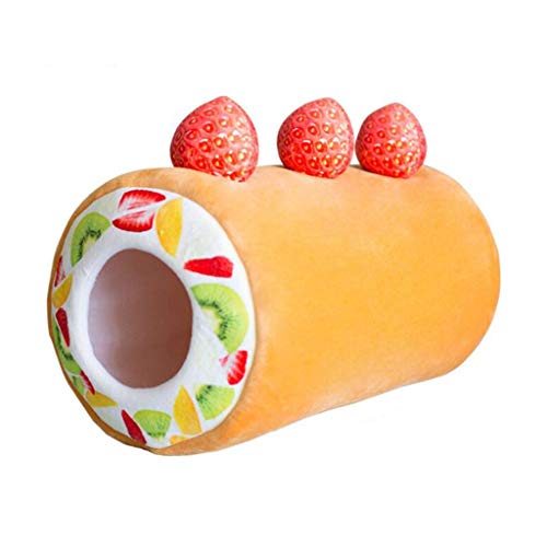 Goumaomao Acogedor Gato Cama Lavables admiten Nest - Gato del Perro Caliente Gatito Camas Gracioso Agosto Fruta Cueva de la casa del Perrito de la Perrera