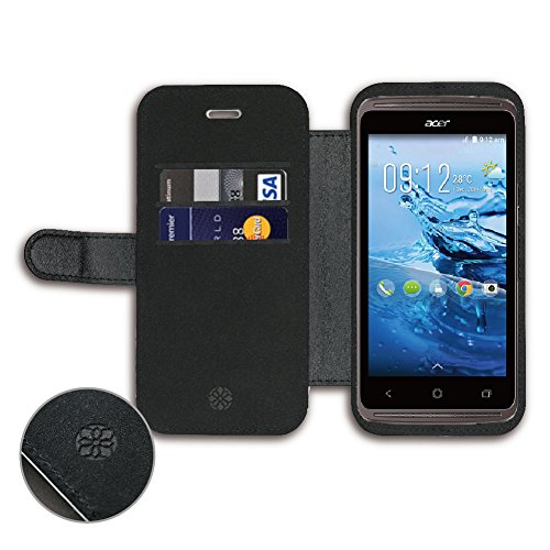 Grand Teléfono Casos Flip PU Cuero Wallet Caso con Ranuras para Tarjetas de crédito // Q05600673 Chihuahua Perro Pastel macarrones // Acer Liquid z410 2015