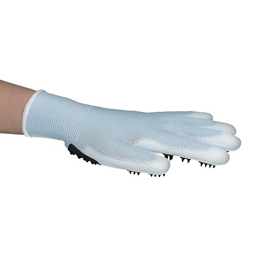 Guantes de enfermería PegaCare de calidad superior S-XL para el cuidado óptimo de animales como caballos, perros y gatos. La alternativa al cepillado de pelos de animales.