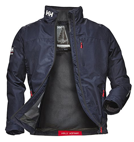 Helly Hansen Crew Midlayer Chaqueta deportiva impermeable, Hombre, Azul (Azul Navy 597), S