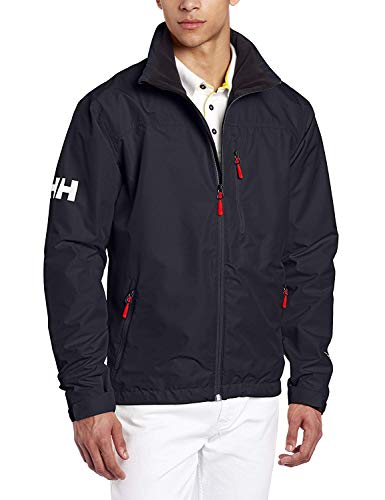 Helly Hansen Crew Midlayer Chaqueta deportiva impermeable, Hombre, Azul (Azul Navy 597), S