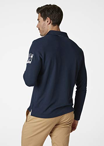 Helly Hansen Skagen Quickdry Rugger Camisera Manga Larga, Hombre, Navy, S