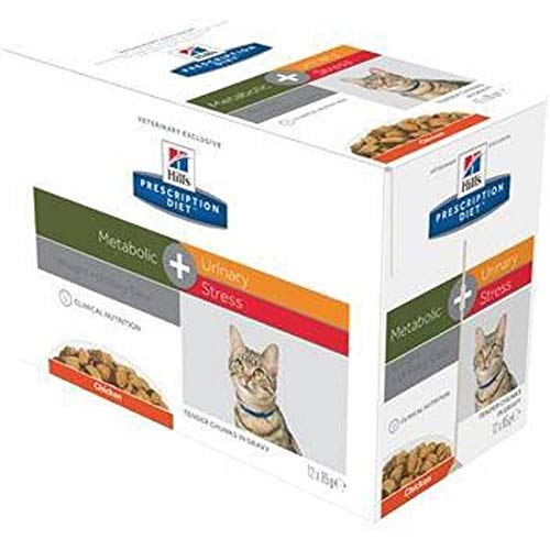 Hill's Prescription Diet - Hill's Prescription Diet Feline Metabolic Plus Urinary Stress - 12 x 85 g