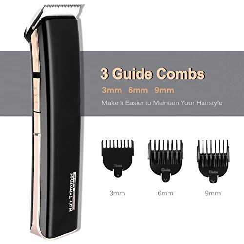 Himaly Cortapelos Profesional Hombre Electrónico Corte Pelo Profesional Máquina Cortar Pelo Recortador de Barba Cortadora de Pelo USB Recargable