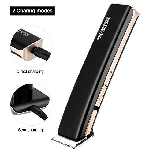 Himaly Cortapelos Profesional Hombre Electrónico Corte Pelo Profesional Máquina Cortar Pelo Recortador de Barba Cortadora de Pelo USB Recargable