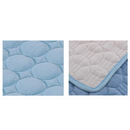 Hphore Alfombrilla para Mascotas Cama de Perro y Gato para Verano Impermeable Antideslizante Manta de Dormir Fresco