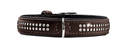 HUNTER Softie – Deluxe – Collar de Perro de Cuero Nobuck