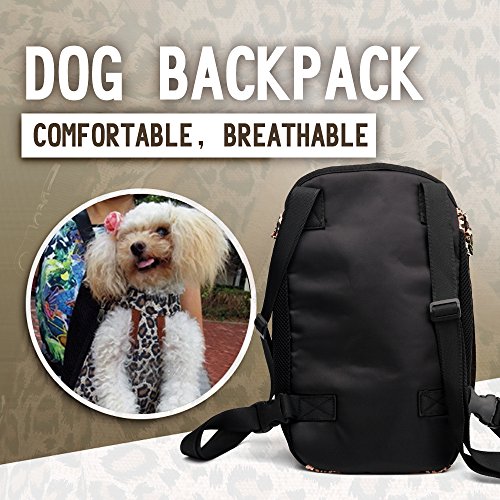 icase4u® Mochila Práctica y Bonita Bolsa Portátil para Perro Pequeño Yorki Gato Mascota Ideal para Viajes al Aire Libre de Senderismo (Camuflaje 2#, XL)