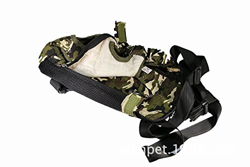 icase4u® Mochila Práctica y Bonita Bolsa Portátil para Perro Pequeño Yorki Gato Mascota Ideal para Viajes al Aire Libre de Senderismo (Camuflaje 2#, XL)