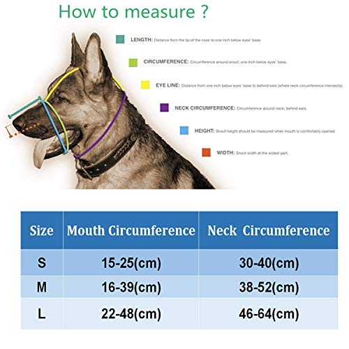 ILEPARK Correa de Adiestramiento para Perros de Piel Acolchado - Confortable al Tacto, el Collar para Perros Frena los Tirones y Deja de Tirar, Ajustable, Herramienta de Entrenamiento (L,Azul)