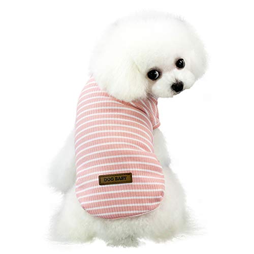 Jersey para Perro o Gato Pequeño/Ropa Cómoda de Punto para Mascotas Suéter de Abrigo para Mascotas Rosa Rojo Azul Gris Hierba - Peso 1,2-9,0 kg