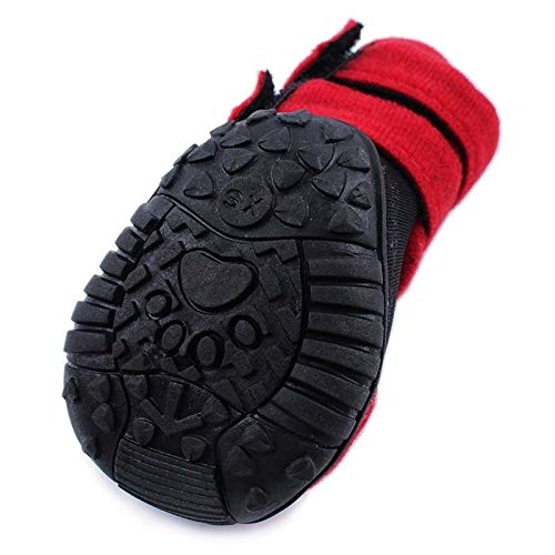 JIUYUE - Botas de invierno para perro grande, impermeables, de neopreno, para perro grande, para perro o perro Husky