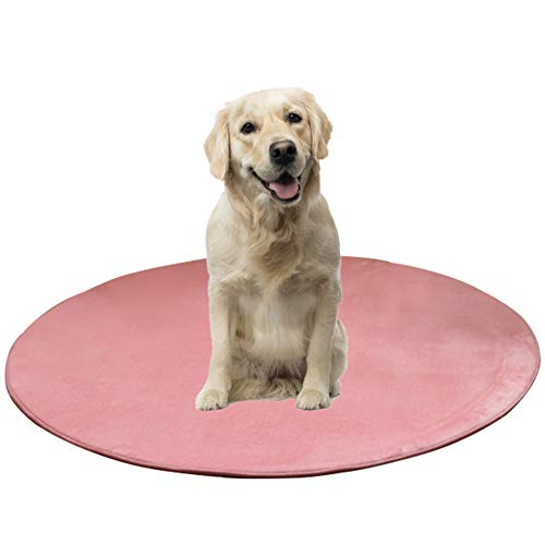 JZTRADE Alfombra Refrescante Perro Colchon Refrigerante para Perros Gato de Mat Almohadillas de Entrenamiento Perro Estera Fresca Conejo de Mat Pink,l