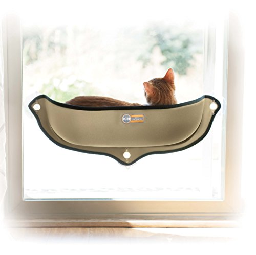 K & H Manufacturing - Repisa de Ventana para Gatos con ventosas (69 x 28 cm)