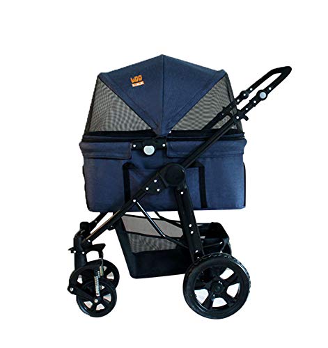 Kaysa-TS Cochecito De Mascota Separable, Mascota Viaje De Lujo De Moda Buggy para Perros con 6 Ruedas De Acero EVA Peso Máximo 20Kg + Paño Impermeable De Alta Densidad De Oxford