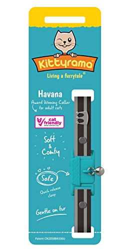 Kittyrama Collar para Gato, Estilo Havana. Ganador del Premio 'Cat Friendly'. Otros Estilos Disponibles. Visto en la Revista Vogue